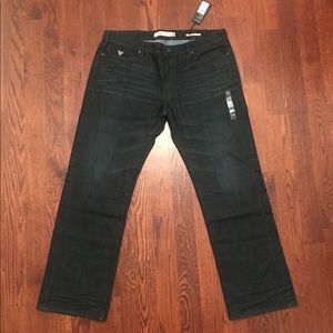 Guess Relaxed Low Rise Straight Leg Jeans 40x34